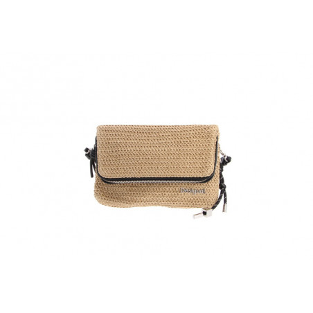 XO08 BAG HALF LOGO RAFFIA VENECIA 3.0